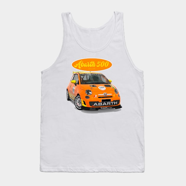 ABARTH 500 506 Tank Top by PjesusArt